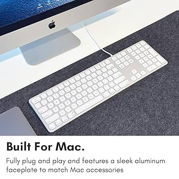 iMac シルバー ワイヤレスキーボード・マウス付き Amazon.com: Wireless Keyboard and Mouse Compatible with iMac